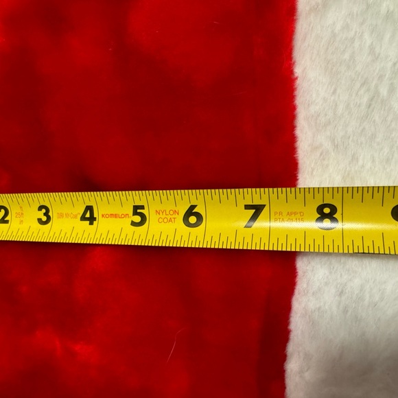 Vintage Christmas Stocking Teddy Bear Santa Hat 80’s 90s Cute Grannycore Classic - Picture 9 of 11